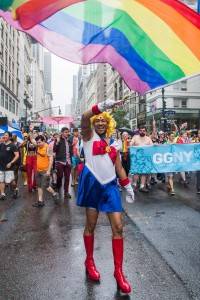 Участник Pride - 2015. Фото: nydailynews.com